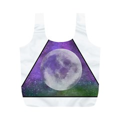 Form Triangle Moon Space Full Print Recycle Bag (m)