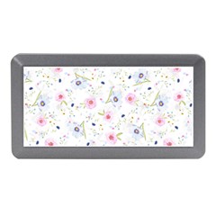 Floral Pink Blue Memory Card Reader (mini)