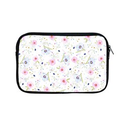 Floral Pink Blue Apple Macbook Pro 13  Zipper Case