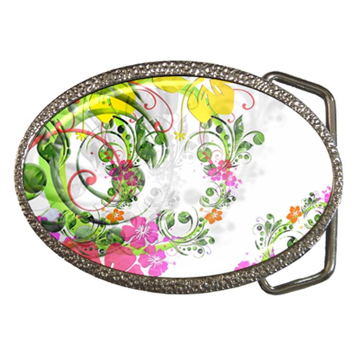 Flowers Floral Belt Buckles