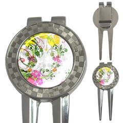 Flowers Floral 3-in-1 Golf Divots