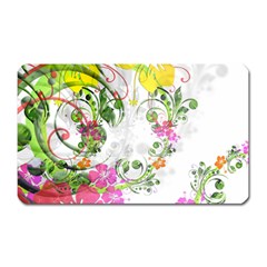 Flowers Floral Magnet (rectangular) by HermanTelo