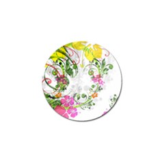 Flowers Floral Golf Ball Marker (4 Pack)