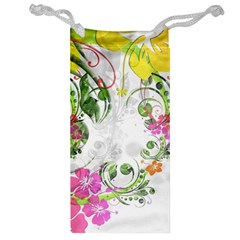 Flowers Floral Jewelry Bag