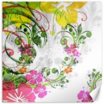 Flowers Floral Canvas 16  x 16  15.2 x15.41  Canvas - 1