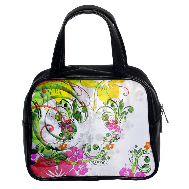 Flowers Floral Classic Handbag (Two Sides)