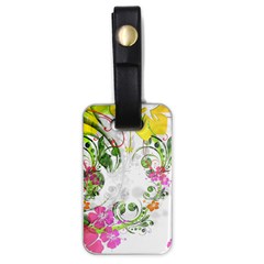 Flowers Floral Luggage Tag (one Side)