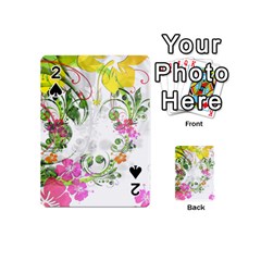 Flowers Floral Playing Cards Double Sided (mini)