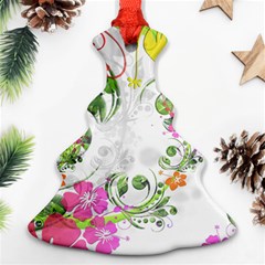 Flowers Floral Ornament (christmas Tree) 