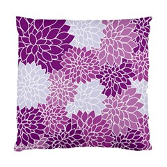 Floral Purple Standard Cushion Case (two Sides)