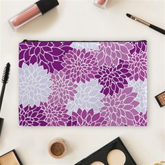 Floral Purple Cosmetic Bag (large)