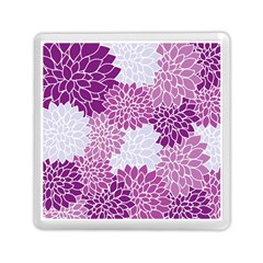 Floral Purple Memory Card Reader (square)