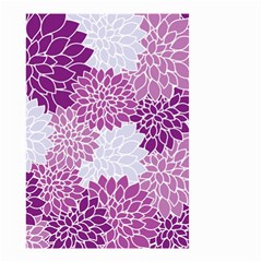 Floral Purple Small Garden Flag (two Sides)