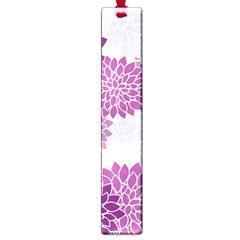 Floral Purple Large Book Marks