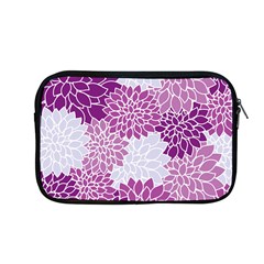 Floral Purple Apple Macbook Pro 13  Zipper Case