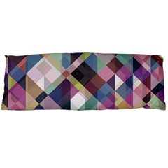 Geometric Blue Violet Pink Body Pillow Case (Dakimakura)