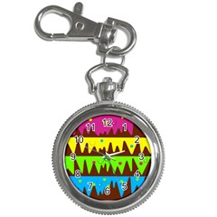 Illustration Abstract Graphic Rainbow Key Chain Watches by HermanTelo