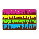 Illustration Abstract Graphic Rainbow Magnet (Rectangular) Front