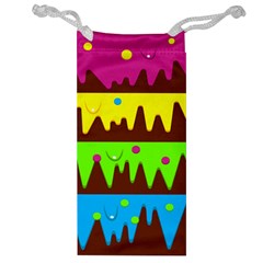 Illustration Abstract Graphic Rainbow Jewelry Bag