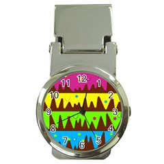 Illustration Abstract Graphic Rainbow Money Clip Watches by HermanTelo