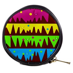 Illustration Abstract Graphic Rainbow Mini Makeup Bag