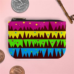 Illustration Abstract Graphic Rainbow Mini Coin Purse