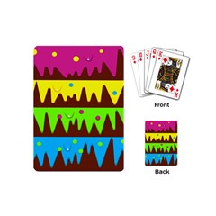 Illustration Abstract Graphic Rainbow Playing Cards (mini) by HermanTelo