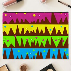 Illustration Abstract Graphic Rainbow Cosmetic Bag (xxxl)