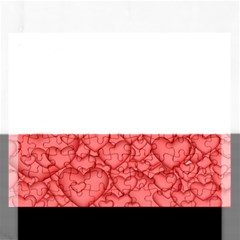 Hearts Love Valentine Rectangular Jigsaw Puzzl by HermanTelo