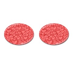 Hearts Love Valentine Cufflinks (oval)