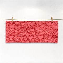 Hearts Love Valentine Hand Towel