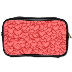 Hearts Love Valentine Toiletries Bag (one Side)