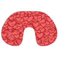 Hearts Love Valentine Travel Neck Pillow