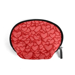 Hearts Love Valentine Accessory Pouch (small)