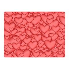 Hearts Love Valentine Double Sided Flano Blanket (mini) 