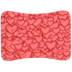 Hearts Love Valentine Velour Seat Head Rest Cushion by HermanTelo