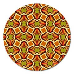 Geometry Shape Retro Magnet 5  (round)