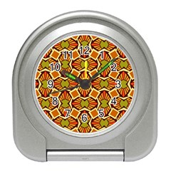 Geometry Shape Retro Travel Alarm Clock