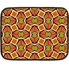 Geometry Shape Retro Double Sided Fleece Blanket (mini) 