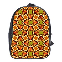 Geometry Shape Retro School Bag (large)