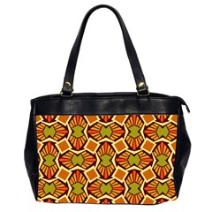 Geometry Shape Retro Oversize Office Handbag (2 Sides)