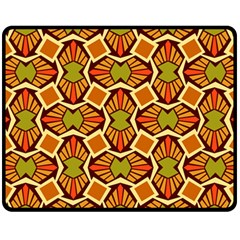 Geometry Shape Retro Fleece Blanket (medium) 