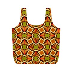 Geometry Shape Retro Full Print Recycle Bag (m)