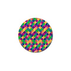 Geometric Triangle Golf Ball Marker