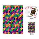 Geometric Triangle Playing Cards Single Design Back