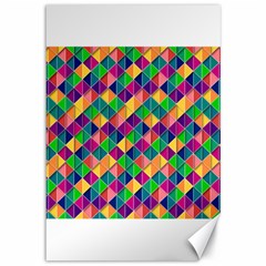 Geometric Triangle Canvas 12  X 18  by HermanTelo