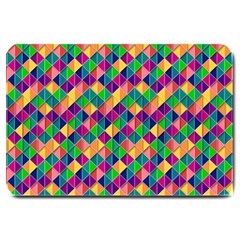 Geometric Triangle Large Doormat 