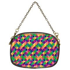 Geometric Triangle Chain Purse (two Sides)