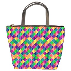 Geometric Triangle Bucket Bag by HermanTelo