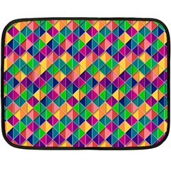 Geometric Triangle Double Sided Fleece Blanket (mini) 